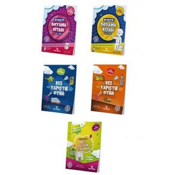 4-6 Yaş Okul Öncesi Etkinlik Seti 5 Kitap