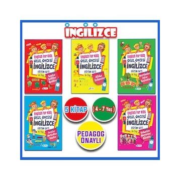 4 - 7 Yaş İngilizce Eğitim Seti 5 Kitap