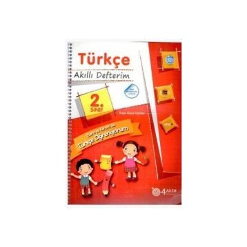 4 Adım Yayınları 2. Sınıf Türkçe Akıllı Defterim