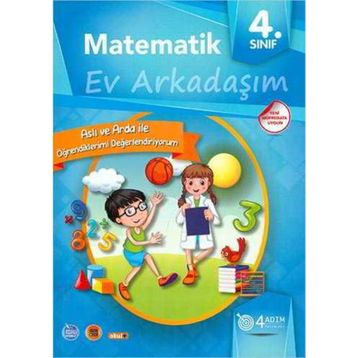 4 Adım Yayınları 4. Sınıf Matematik Ev Arkadaşım