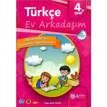 4 Adım Yayınları 4. Sınıf Türkçe Ev Arkadaşım