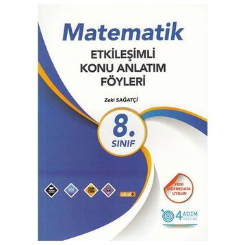 4 Adım Yayınları 8. Sınıf Matematik Etkileşimli Konu Anlatım Föyleri