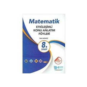 4 Adım Yayınları 8. Sınıf Matematik Etkileşimli Konu Anlatım Föyleri