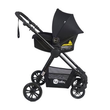 4 Baby AB-482 Cool Siyah Travel Sistem Bebek Arabası