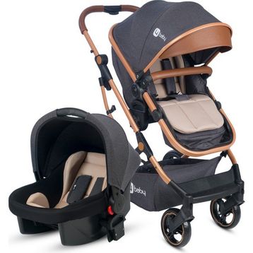 4 Baby AB 540 Antrasit Smart Gold Travel Sistem Bebek Arabası