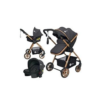 4 Baby Esse Gold Antrasit Travel Bebek Arabası