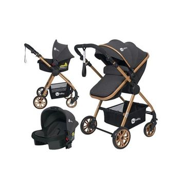 4 Baby Esse Gold Antrasit Travel Bebek Arabası