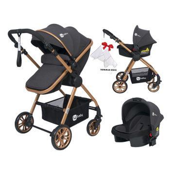 4 Baby Esse Gold Antrasit Travel Bebek Arabası