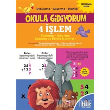 4 İşlem-Okula Gidiyorum-Kolektif