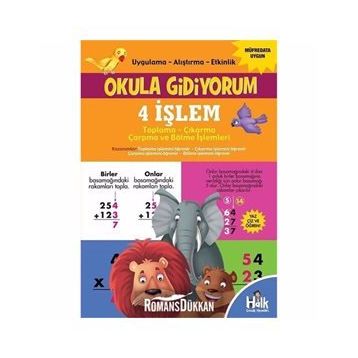 4 İşlem-Okula Gidiyorum-Kolektif