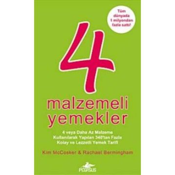 4 MALZEMELI YEMEKLER - KIM MCCOSKER;RACHAEL BERMINGHAM