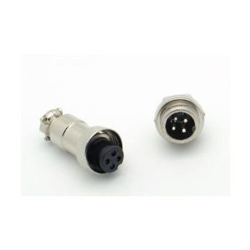 4 Pin M12 Dişi Erkek Konnektör