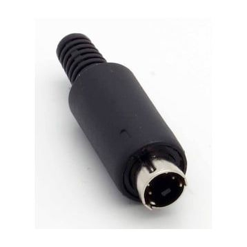 4 Pin Mini Din Erkek Konnektör