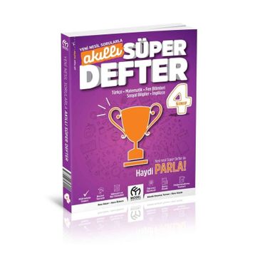 4 Sınıf Akıllı Süper Defter Tüm Dersler