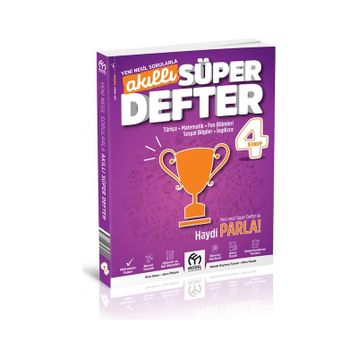 4 Sınıf Akıllı Süper Defter Tüm Dersler