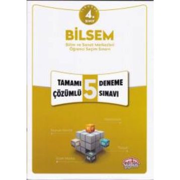 4. Sınıf Bilsem Tamamı Çözümlü 5 Deneme Sınavı Editör Yayınları