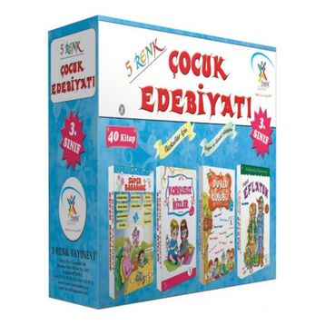4.Sınıf Çocuk Edebiyatı Hikaye Seti 40 Kitap