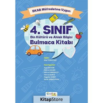 4. Sınıf Din Kültürü ve Ahlak Bilgisi Bulmaca Kitabı Kollektif Rağbet Yayınları