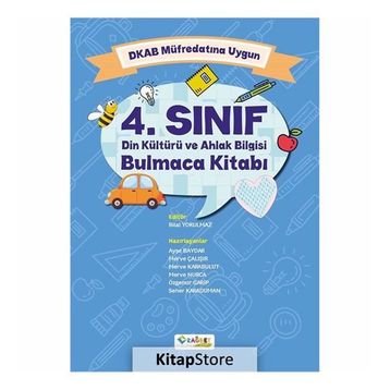 4. Sınıf Din Kültürü ve Ahlak Bilgisi Bulmaca Kitabı Kollektif Rağbet Yayınları