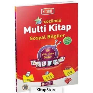 4. Sınıf E-Çözümlü Multi Kitap Sosyal Bilgiler - Kollektif