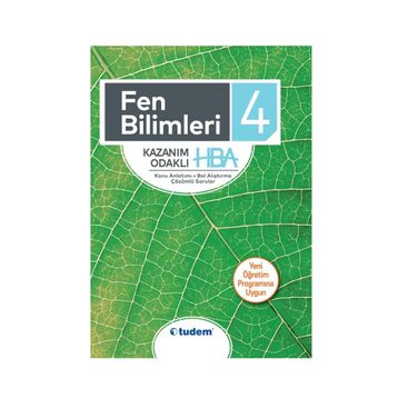 4. Sınıf Fen Bilimleri Konu Anlatımlı HBA - Tudem Yayınları