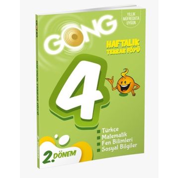 4. Sınıf Haftalık Tekrar Föyü 2. Dönem-Gong Yayınları