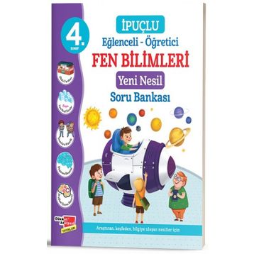 4. Sınıf İpuçlu Eğlenceli-öğretici Fen Bilimleri Soru Bankası-Dikkat Atolyesi Yayınları