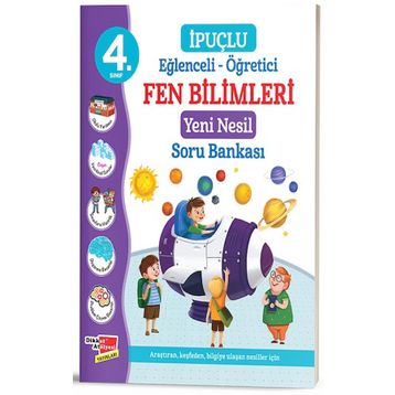 4. Sınıf İpuçlu Eğlenceli-öğretici Fen Bilimleri Soru Bankası-Dikkat Atolyesi Yayınları