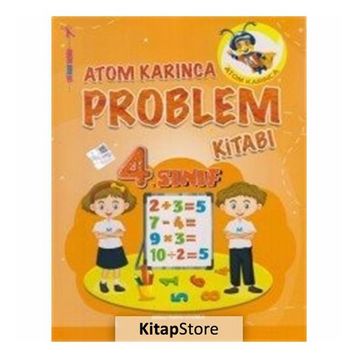 4. Sınıf Problemler Kitabı Ahmet Çelikkol Atom Karınca Yayınları
