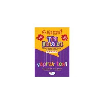 4. Sınıf Tüm Dersler Yaprak Test Tanışır Yayınları