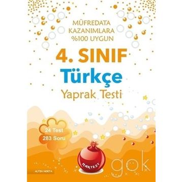 4. Sınıf Türkçe Yaprak Testi - kollektif