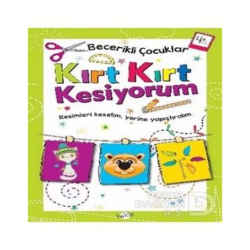 +4 Yaş Becerikli Çocuklar Kırt Kırt Kesiyorum-Kukla Yayınları