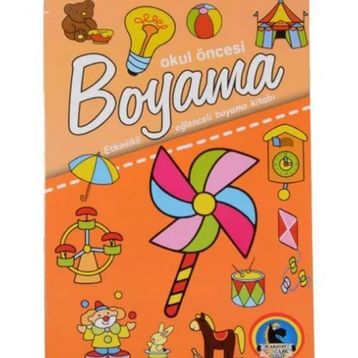 +4 Yaş Okul Öncesi Dev Boyama Kitabı - Karatay Yayınları
