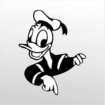 40 cm Daffy Duck Folyo Sticker