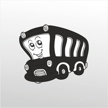 40 cm Minibüs Folyo Sticker