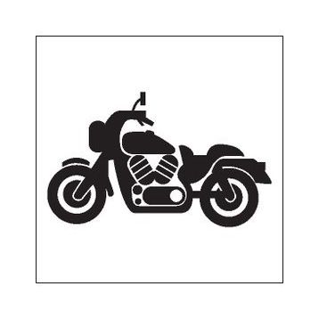 40 cm Motorsiklet Folyo Sticker