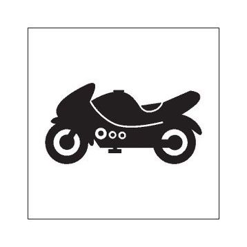 40 cm Motorsiklet Folyo Sticker