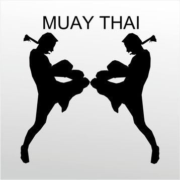 40 cm Muay Thai Folyo Sticker