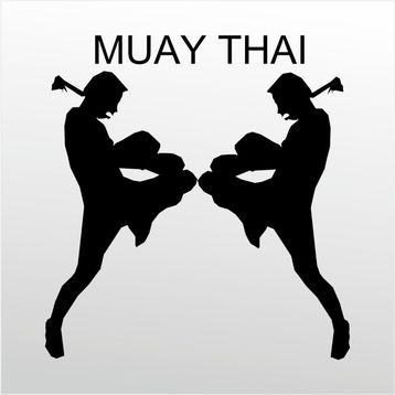 40 cm Muay Thai Folyo Sticker