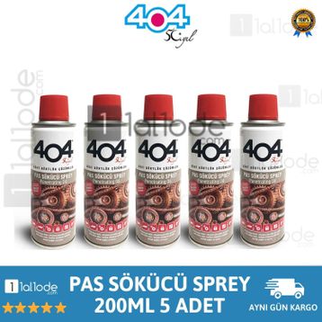 404 200 ml 5 Adet Pas Sökücü Spreyi