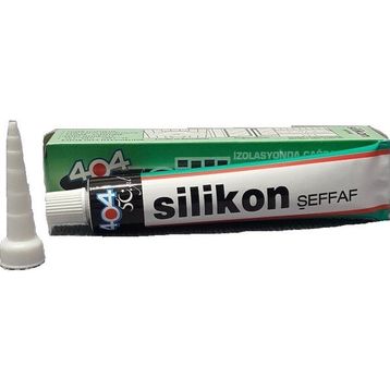 404 55 ml Şeffaf Tüp Silikon