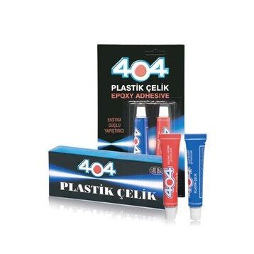 404 Plastik Çelik Rapid 16 GR Şeffaf Yapıştırıcı