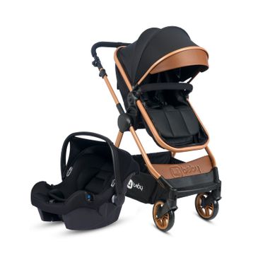 4Baby Cool Gold Travel Sistem Siyah Bebek Arabası