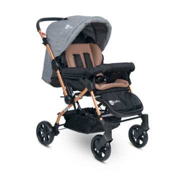 4Baby Olympus Gold Gri Bebek Arabası