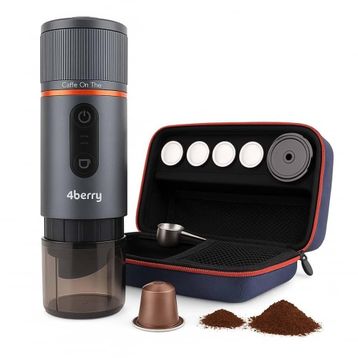 4berry KMPROMAX-01S Pro Max Gri Kahve Makinesi