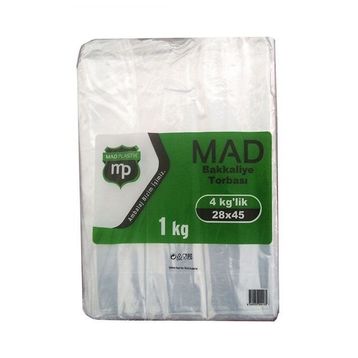 4'lük 28x45 cm 1 kg Bakkaliye Torbası