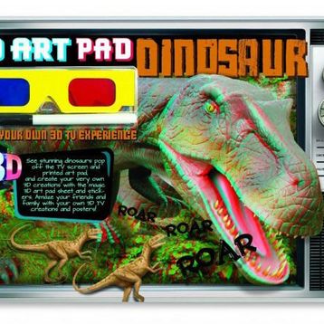 4M 3D Art Pad Dinosaur / 3D Dinozor