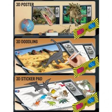 4M 3D Art Pad Dinosaur / 3D Dinozor