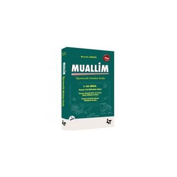4T 2019 KPSS Muallim Öğretmenlik Mülakat Kitabı - Kolektif