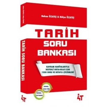 4T Yayınları KPSS Tarih Soru Bankası